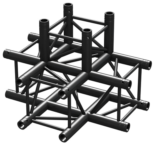 BEAMZ - P30-T42 Truss 4 way T-junction BLK