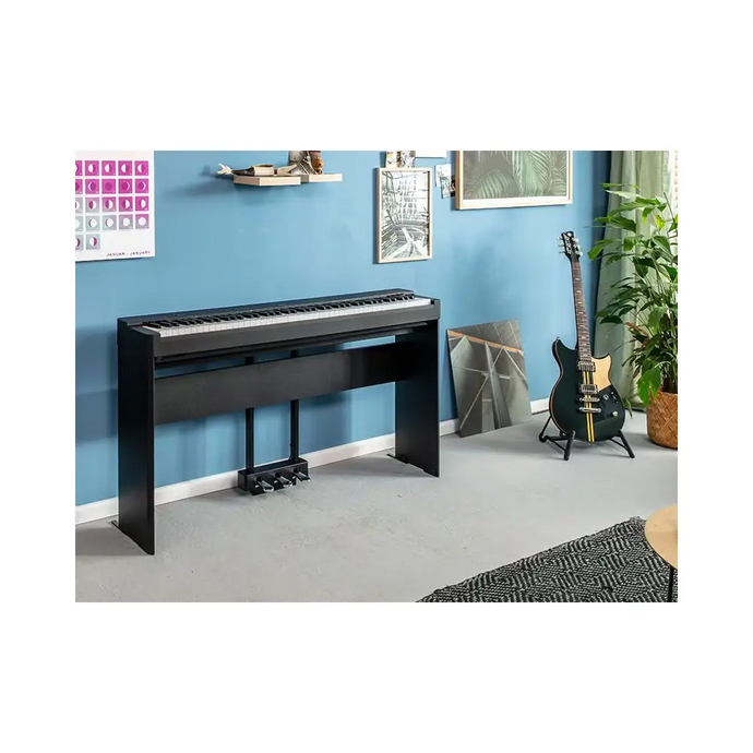 YAMAHA P-225 Black con Supporto L200