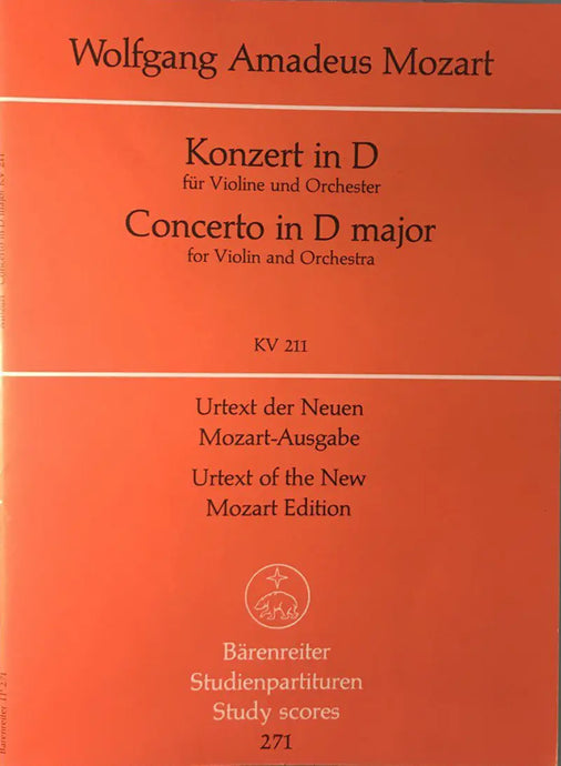 MOZART - Concerto D Major Kv211