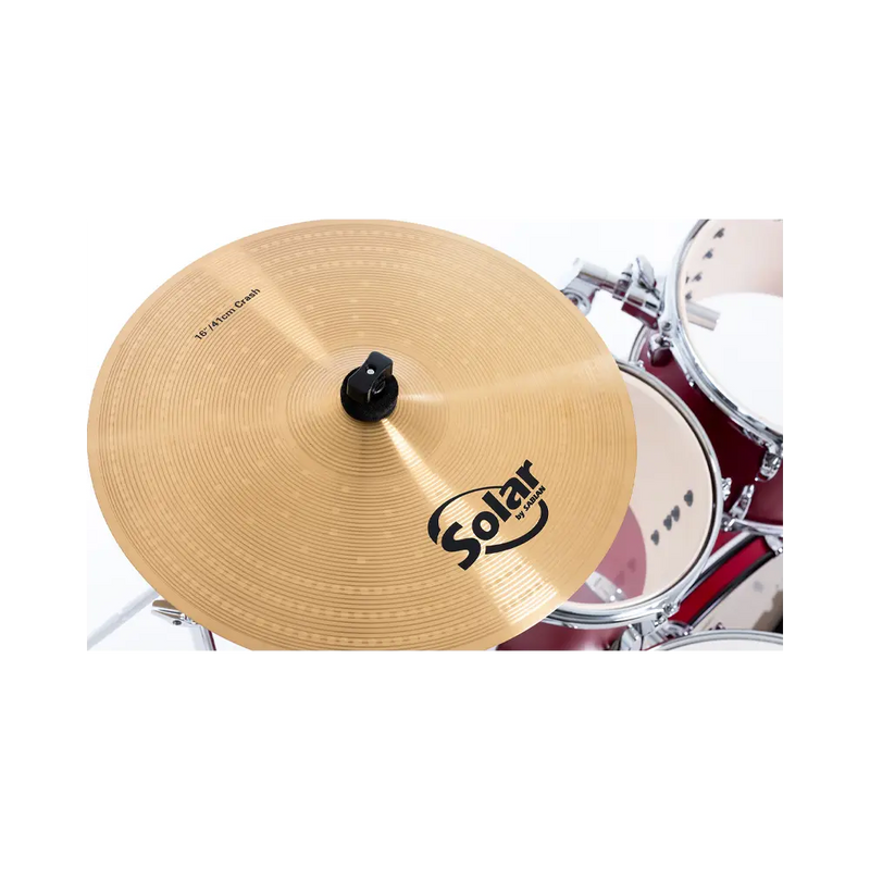 Carica immagine in Galleria Viewer, PEARL Batteria Roadshow 18&quot; con 3 Piatti Pearl - Matte Red
