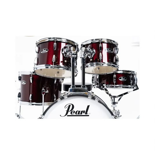 PEARL Batteria Roadshow 18" con 3 Piatti Sabian - Rosso Wine