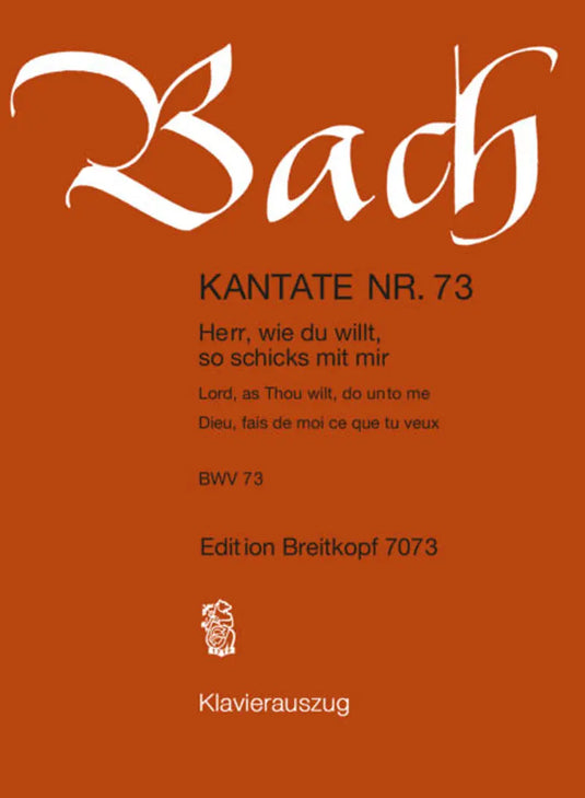 BACH - Kantate BWV 073 Lord, as Thou wilt, do unto me