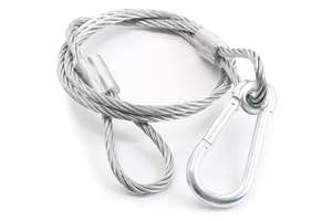 BEAMZ - SAF65 Safety Cable 95cm x 5mm 65kg