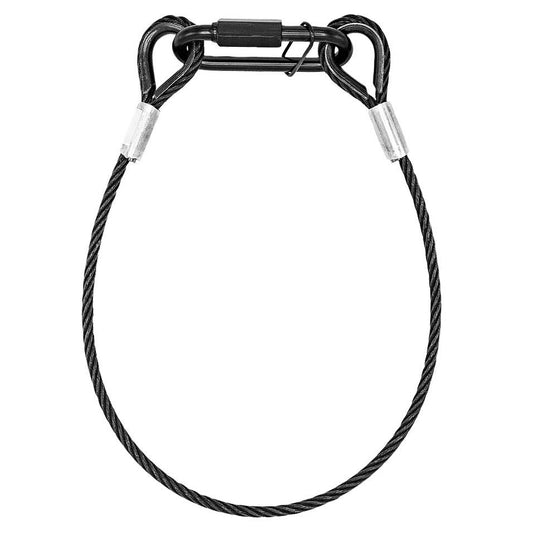 BEAMZ - SAF35 Safety Cable 35cmx3mm 30kg BLK