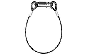 BEAMZ - SAF35 Safety Cable 35cmx3mm 30kg BLK