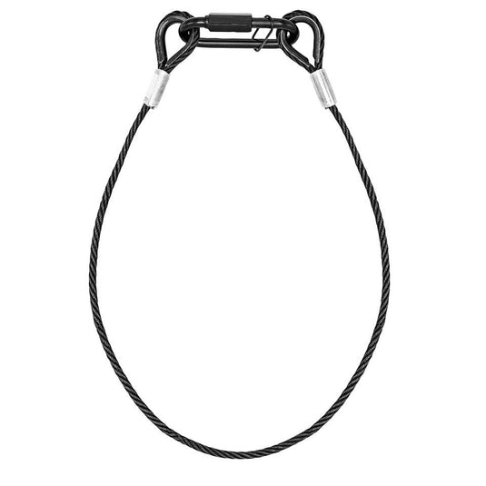 BEAMZ - SAF75 Safety Cable 75cmx3mm 30kg BLK