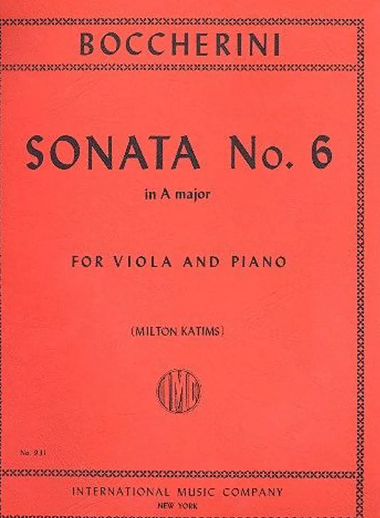 BOCCHERINI - Sonata No.6 in A Major