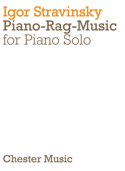 STRAVINSKY - Piano-Rag-Music
