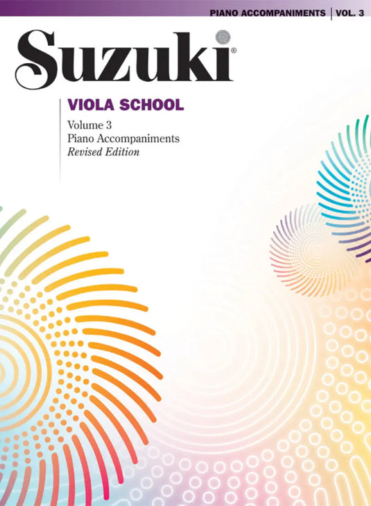 SUZUKI - Viola School Volume 3 Piano Accompaniment
