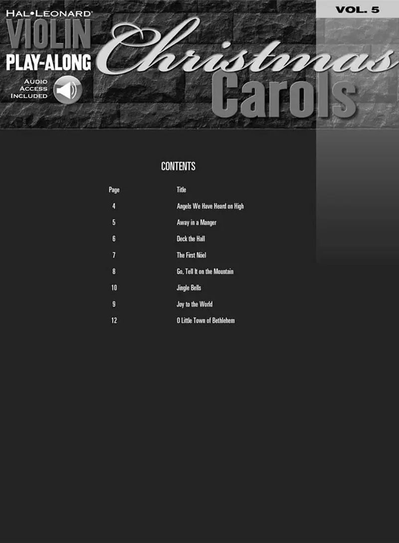 Carica immagine in Galleria Viewer, VIOLIN PLAY-ALONG - Christmas Carols Vol.5
