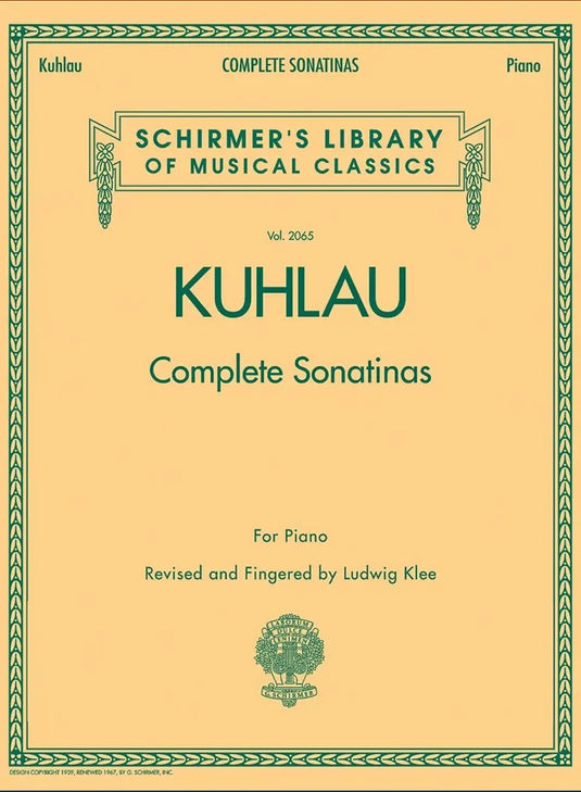 KUHLAU - Complete Sonatinas for Piano