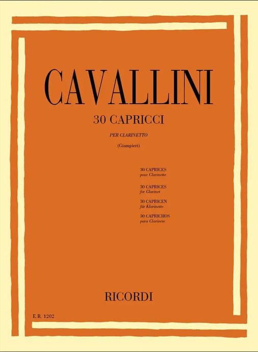 CAVALLINI - 30 Capricci