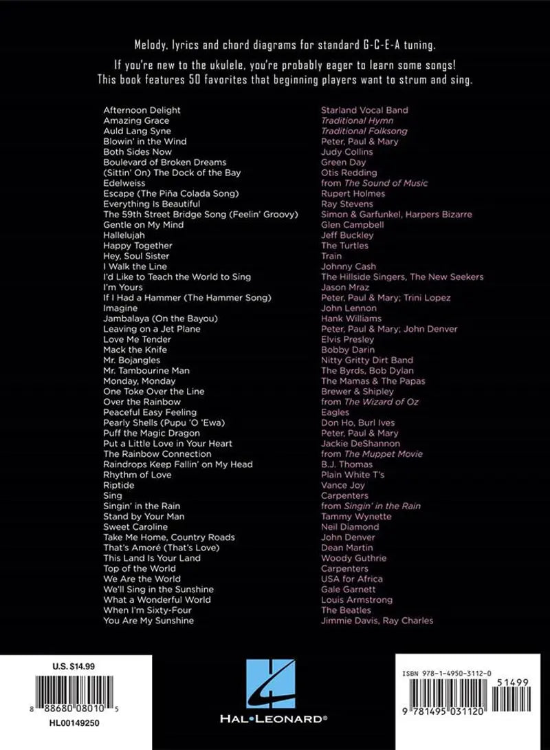 Carica immagine in Galleria Viewer, FIRST 50 SONGS - Ukulele
