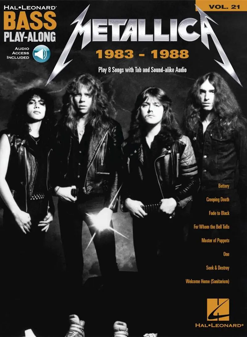 Carica immagine in Galleria Viewer, METALLICA - 1983-1988 - Bass Play Along
