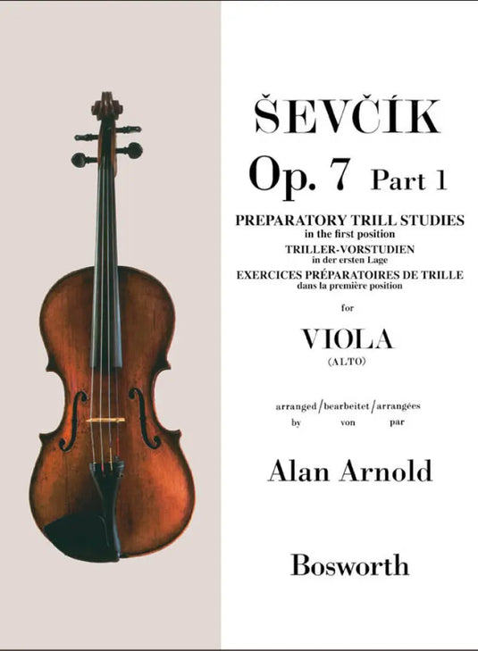 SEVCIK - Viola Studies: Preparatory trill studies Op.7 part 1