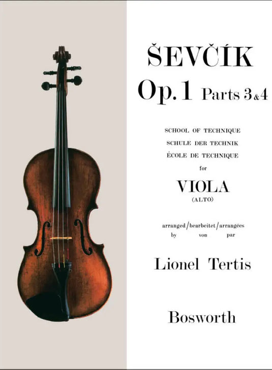 SEVCIK - Viola Studies: school of technic Op.1 Part 3 e 4