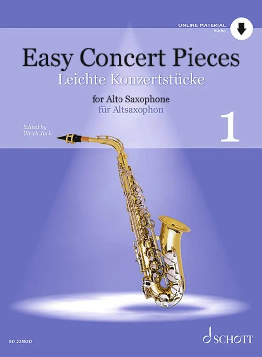 EASY CONCERT PIECES Sax Alto Vol. 1