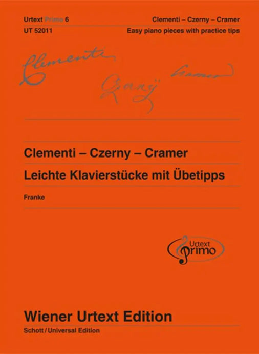 Clementi - Czerny - Cramer - 32 leichte klavierstucke mi Ubertipps