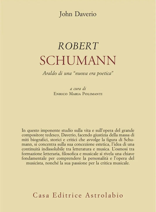 DAVERIO - Robert Schumann Araldo di una nuova era poetica