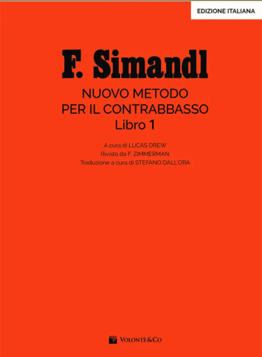 SIMANDL - Nuovo Metodo per il Contrabbasso Libro 1 (Ed. Italiana)