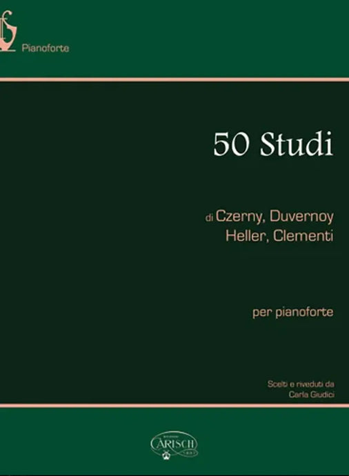 CZERNY-DUVERNOY-HELLER-CLEMENTI - 50 Studi