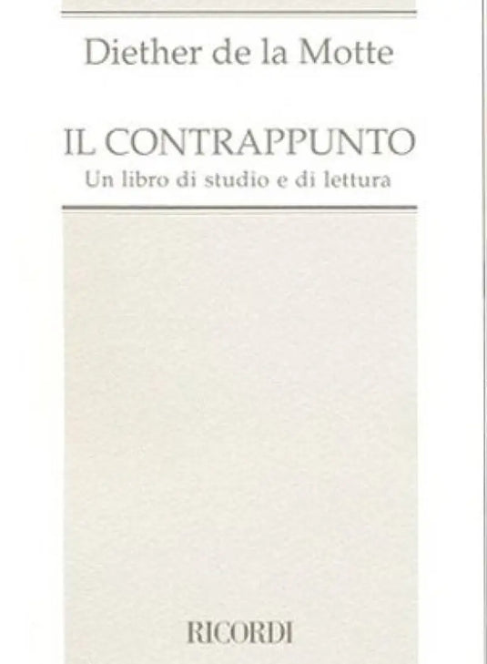 DE LA MOTTE - il Contrappunto