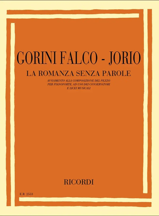 CORINI FALCO - JORIO - La Romanza Senza Parole
