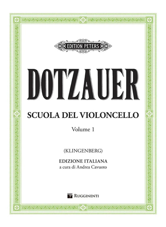 DOTZAUER - Scuola del violoncello volume 1