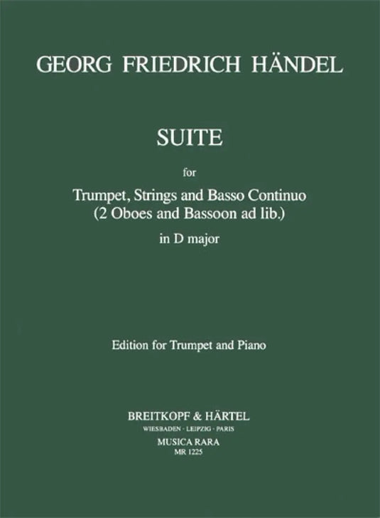 HANDEL - Suite In D - Trumpet/Piano