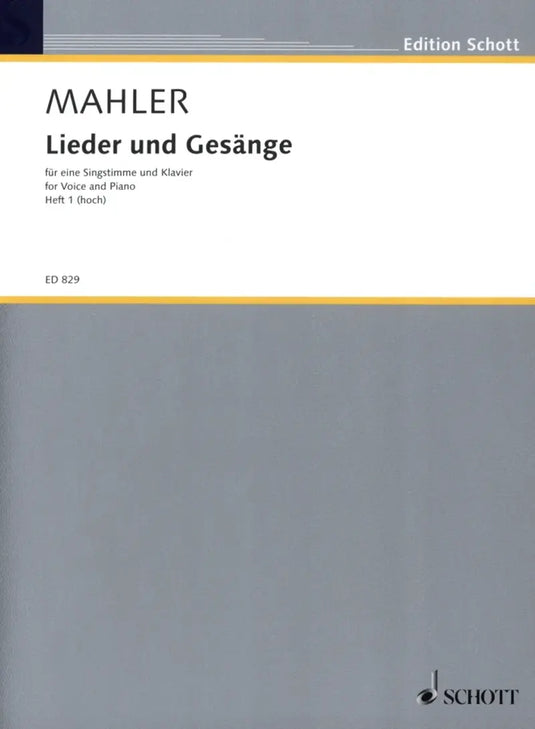 MAHLER - Lieder und Gesänge Heft 1 (hoch)