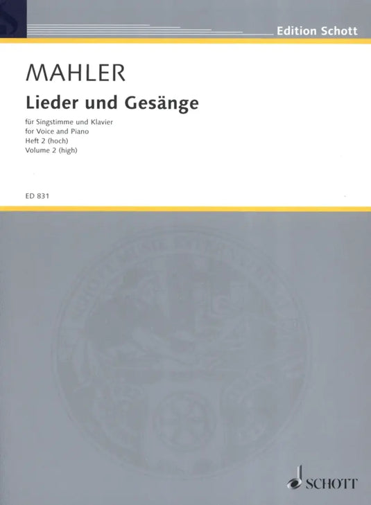 MAHLER - Lieder und Gesänge Heft 2 (hoch)