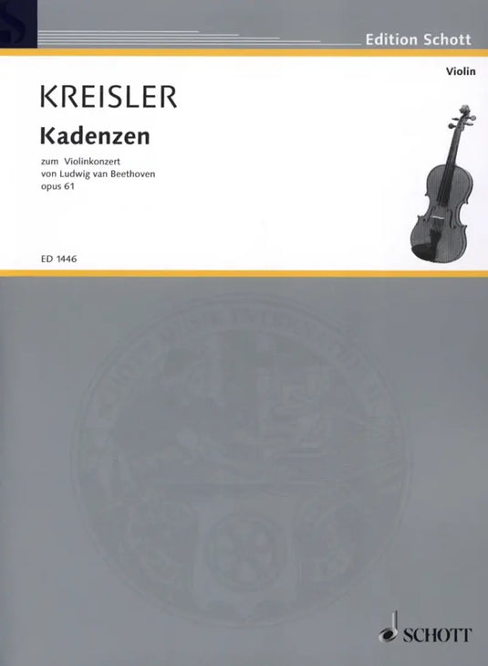 KREISLER - Kadenzen dal concerto op.61 di Beethoven