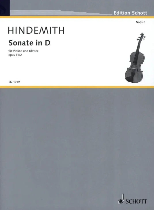 HINDEMITH - Sonate in D Op. 11/2