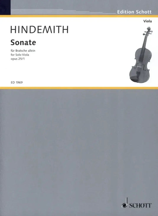 HINDEMITH - Sonate op. 25/1
