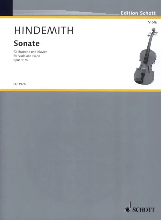 HINDEMITH - Sonate op. 11/4