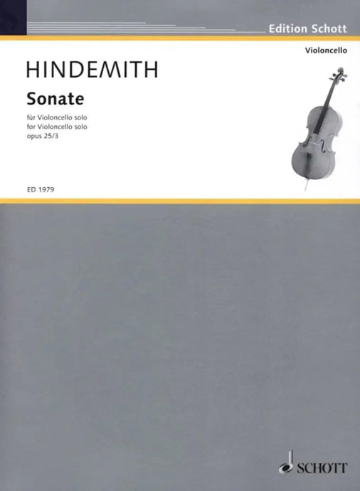 HINDEMITH - Sonate Opus 25/3