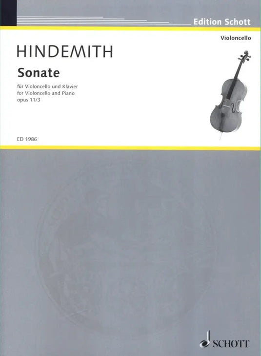 HINDEMITH - Sonate Opus 11/3