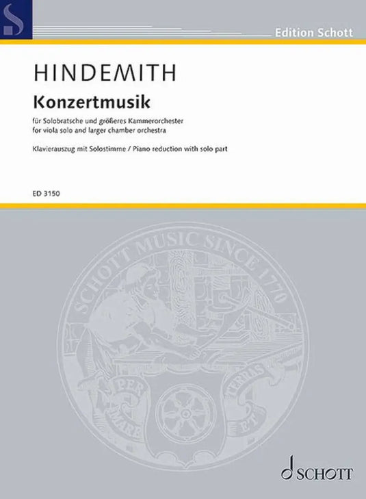 HINDEMITH - Konzertmusik