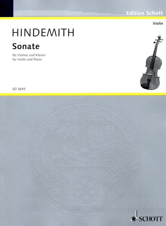 HINDEMITH - Sonate in C