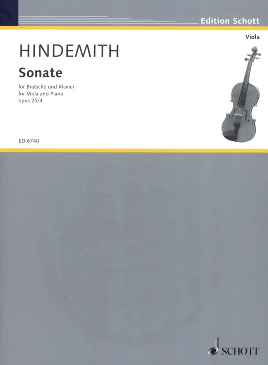 HINDEMITH - Sonate op. 25/4