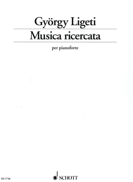 LIGETI - Musica Ricercata