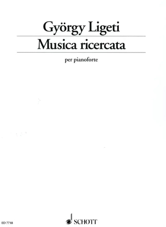 LIGETI - Musica Ricercata