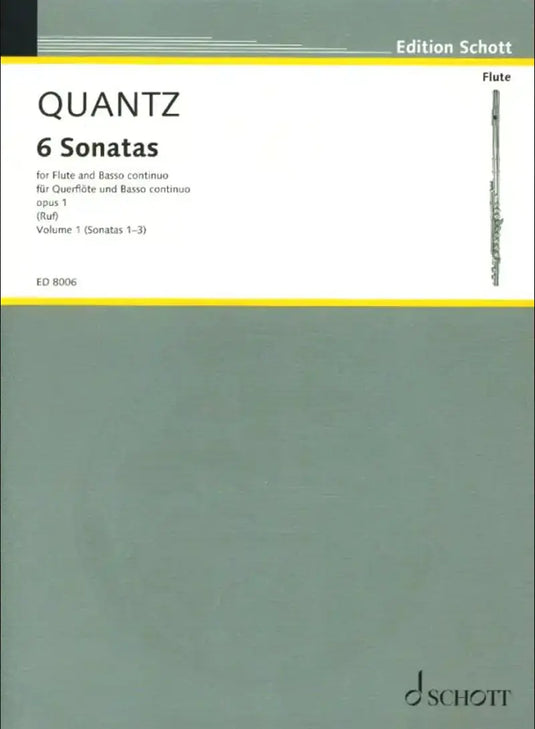 QUANTZ - 6  Sonatas Op. 1 Vol. 1