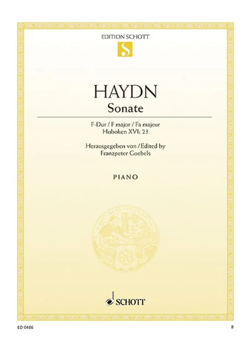 HAYDN - Sonate F Hob.Xvi:23