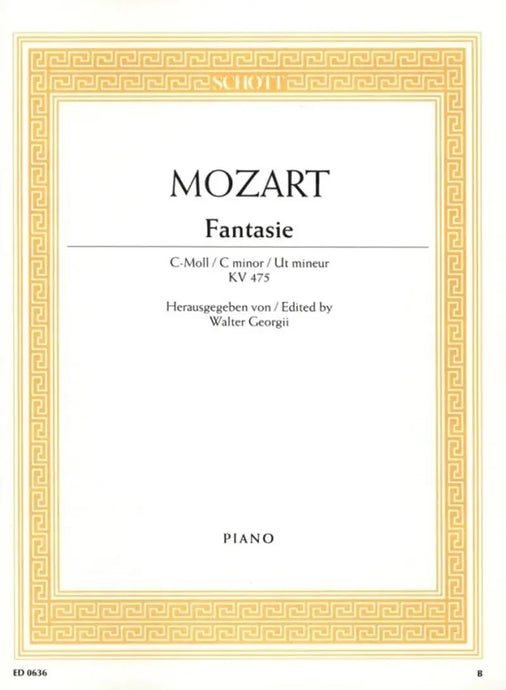 MOZART - Fantasie C-Moll KV 475