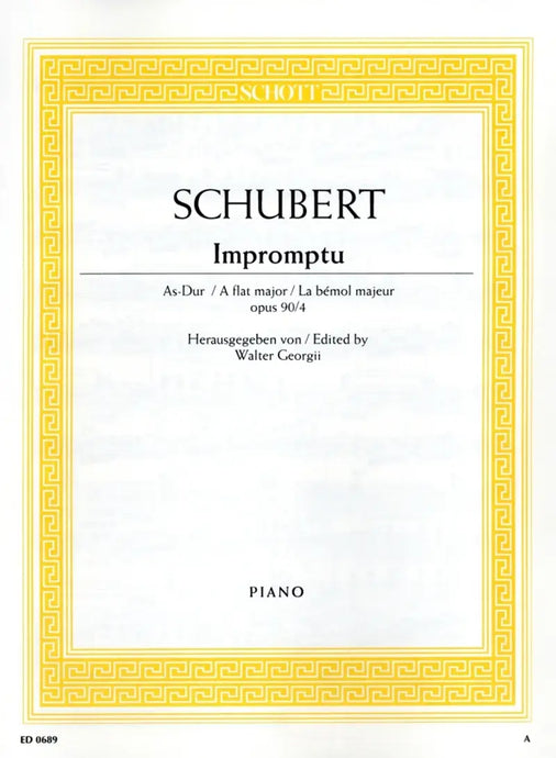 SCHUBERT - Impromptu 4 As Opus 90 D899