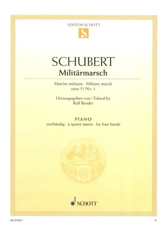 SCHUBERT - Military March D Major Op. 51 N. 1