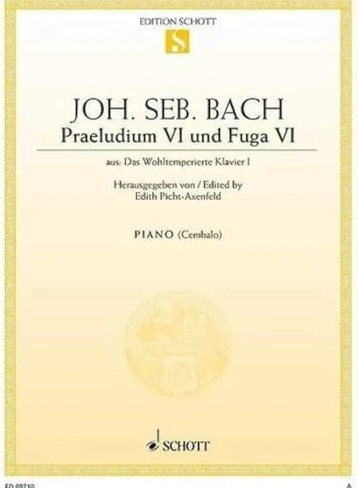 BACH - Prelude 6 & Fuga 6