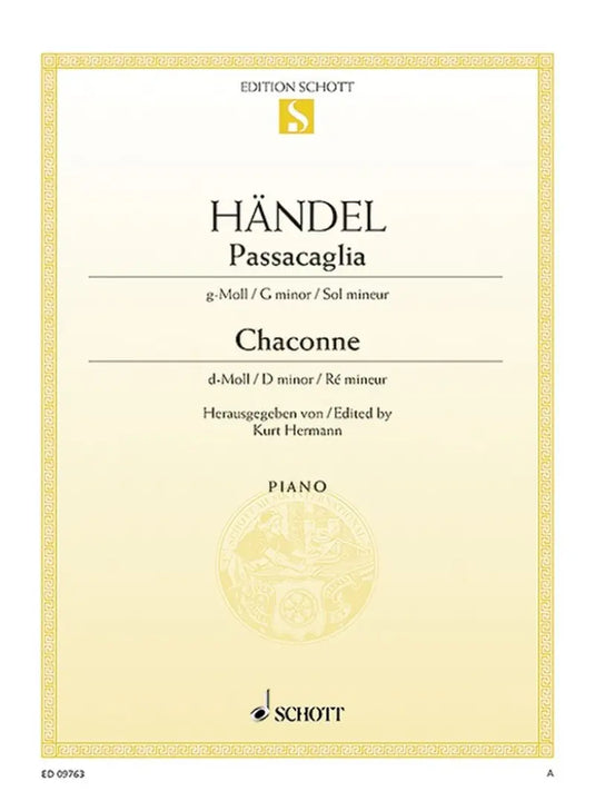 HANDEL - Passacaglia in Sol minore e Chaconne in Re minore