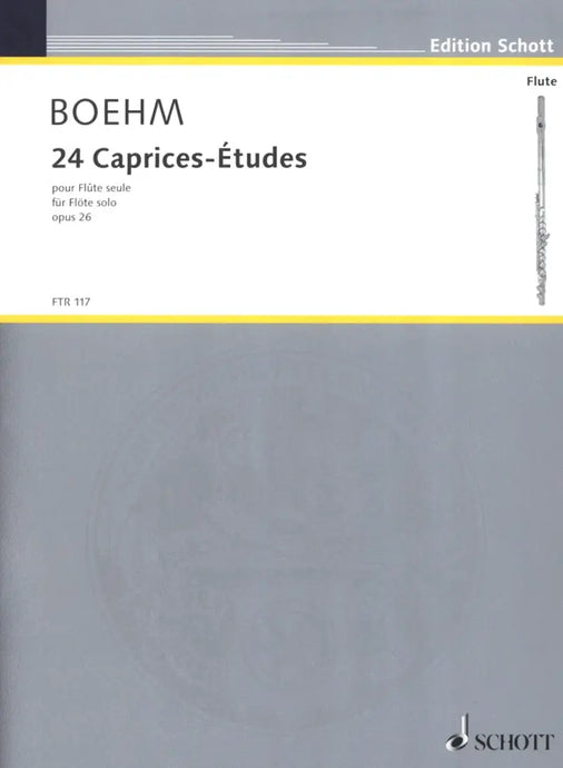 BOEHM - 24 Caprices-Etudes Op. 26